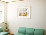 画廊若林:絵画レンタル 待合室