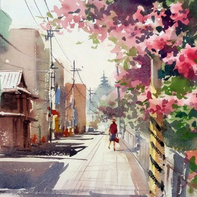 張学平 水彩画展
