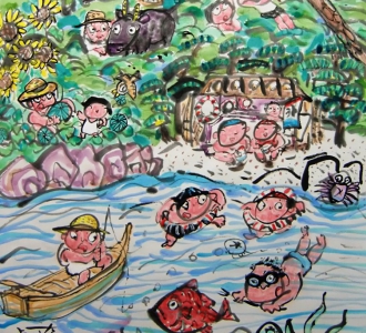 山内大童:夏休み