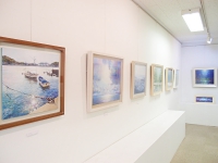 田中佐知男油彩画展:会場風景
