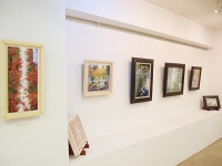 田中佐知男油彩画展:会場風景