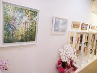 田中佐知男油彩画展:会場風景