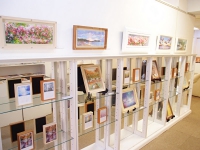 田中佐知男油彩画展:会場風景