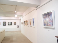 田中佐知男油彩画展:会場風景