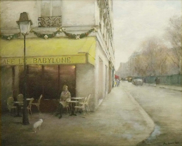 小池昌弘:冬の街角(パリ)