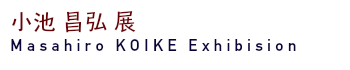 小池昌弘展