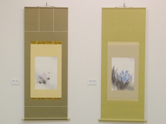 永都叶千日本画展:後ろ正面